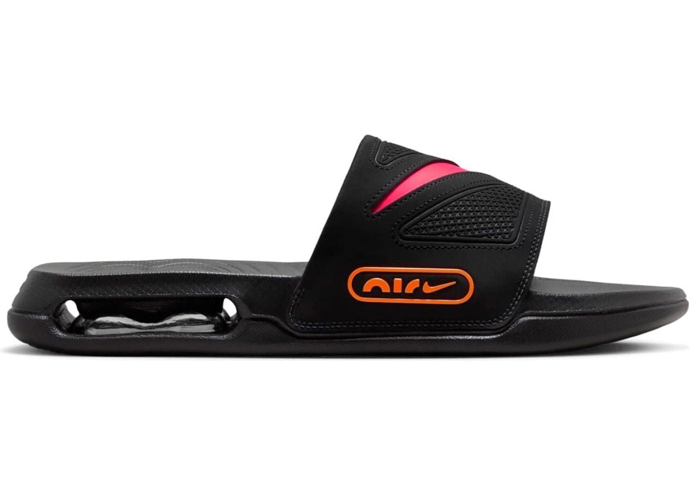 Nike Air Max Cirro Slide Black Racer Pink Total Orange - vue secondaire A