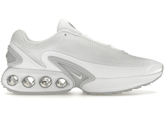 Nike Air Max Dn White Metallic Silver sneakers - authentic streetwear shoes