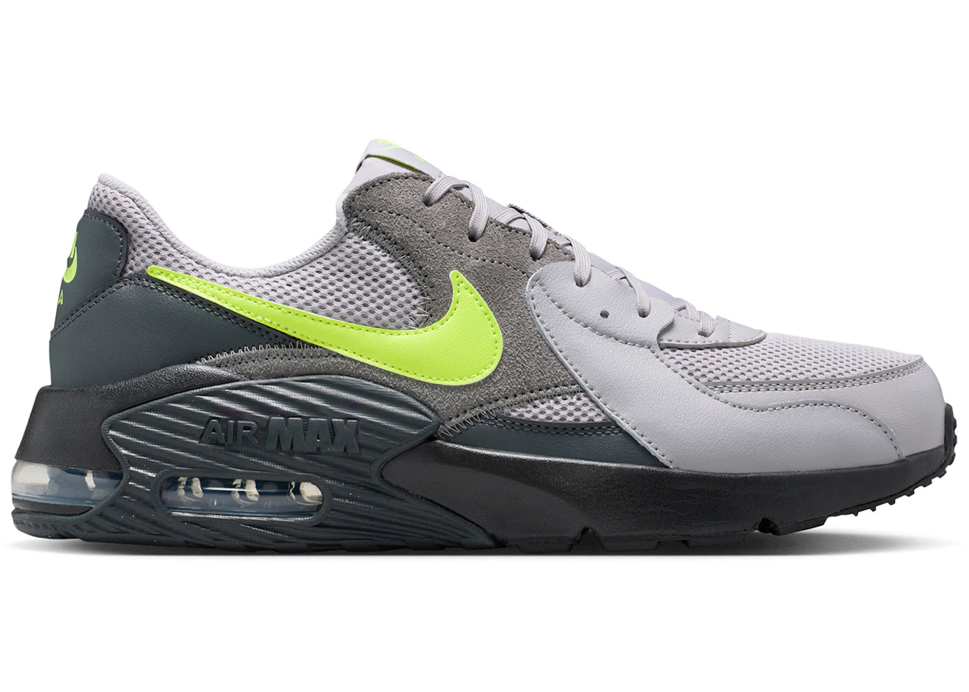 Nike Air Max Excee Atmosphere Grey Anthracite Neon - vue 360