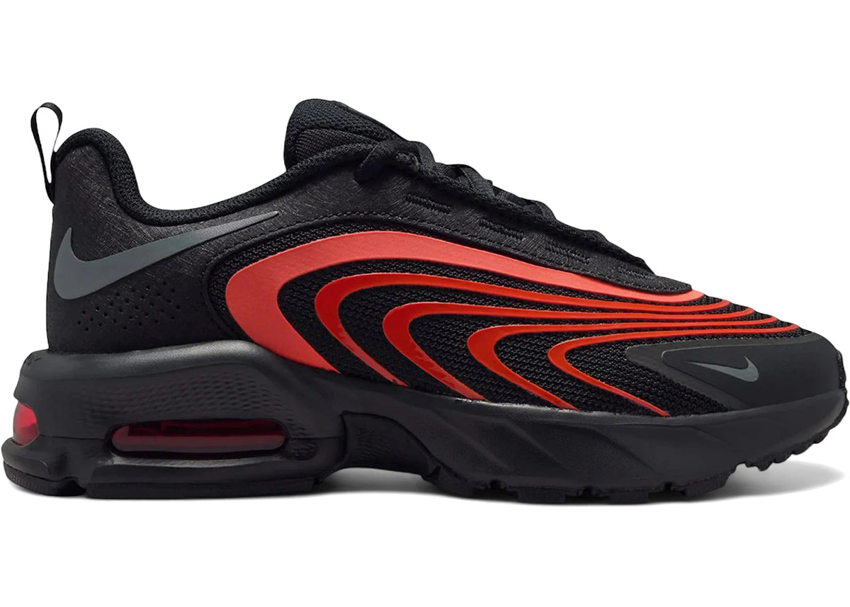 Nike Air Max Fire Black Picante Red Smoke Grey (GS) - vue secondaire A