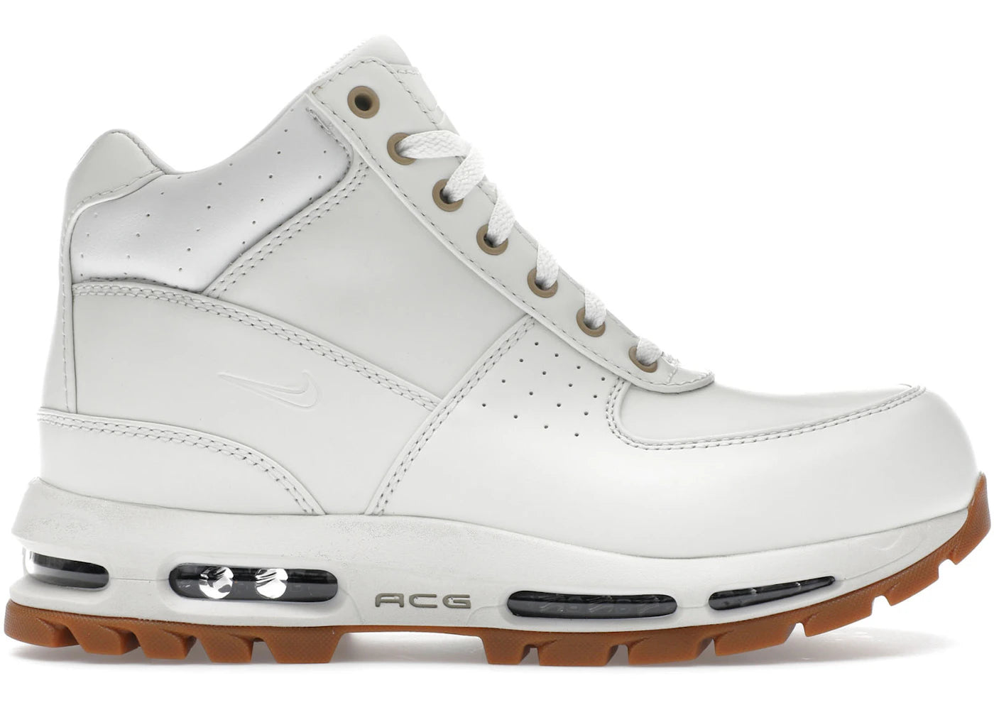 Nike Air Max Goadome Summit White Khaki Gum Medium Brown sneakers - authentic Nike shoes