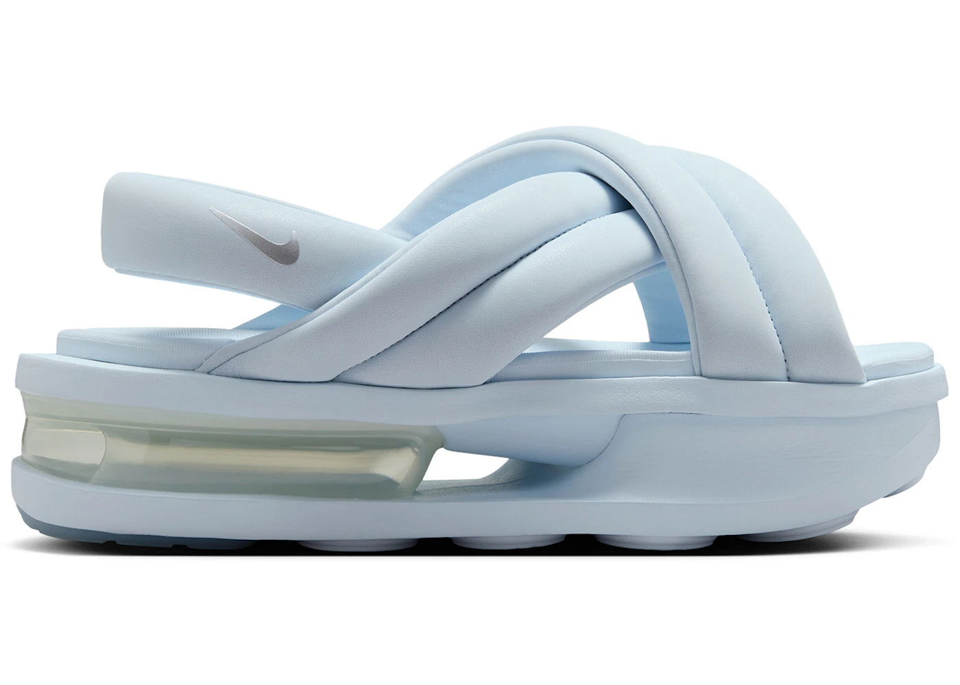 Nike Air Max Isla Sandal Blue Tint Metallic Silver (Women's) - vue 360