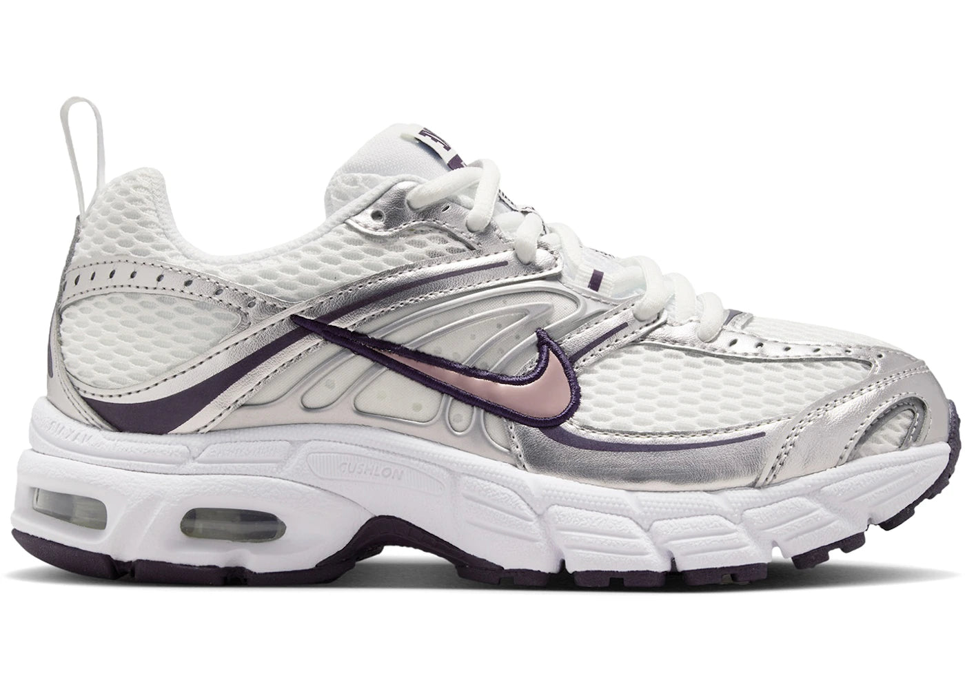 Nike Air Max Moto 2K White Purple Dynasty Metallic Silver (GS) - vue 360