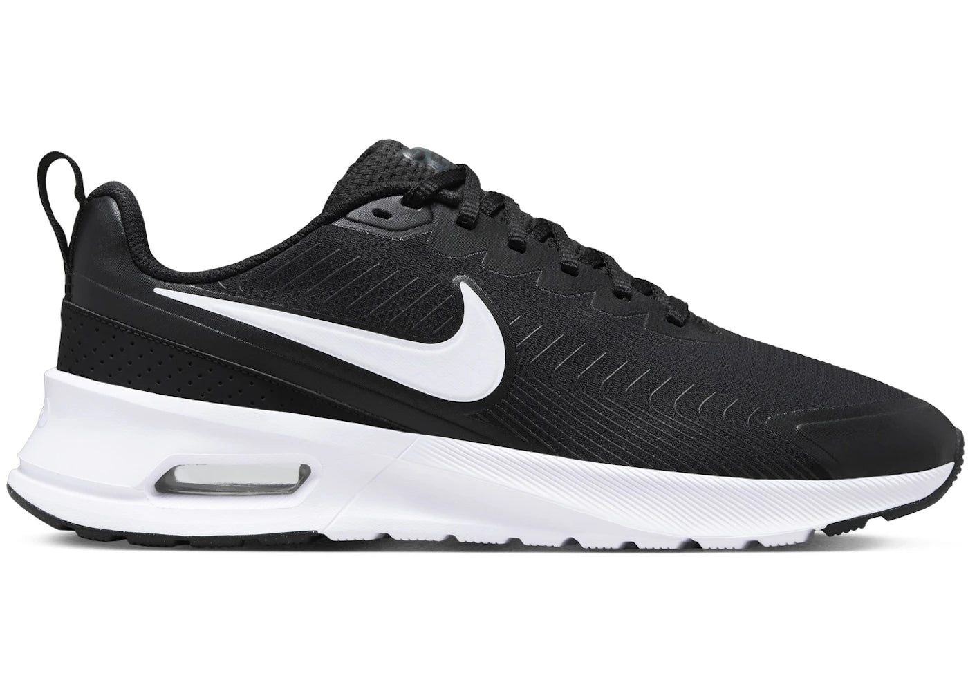 Nike Air Max Nuaxis Black White - vue 360