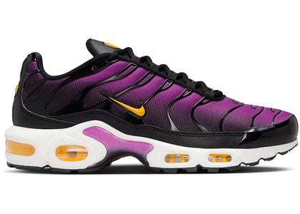 Nike Air Max Plus Black Laser Orange White Hyper Violet (Women's) - authentic Nike sneakers