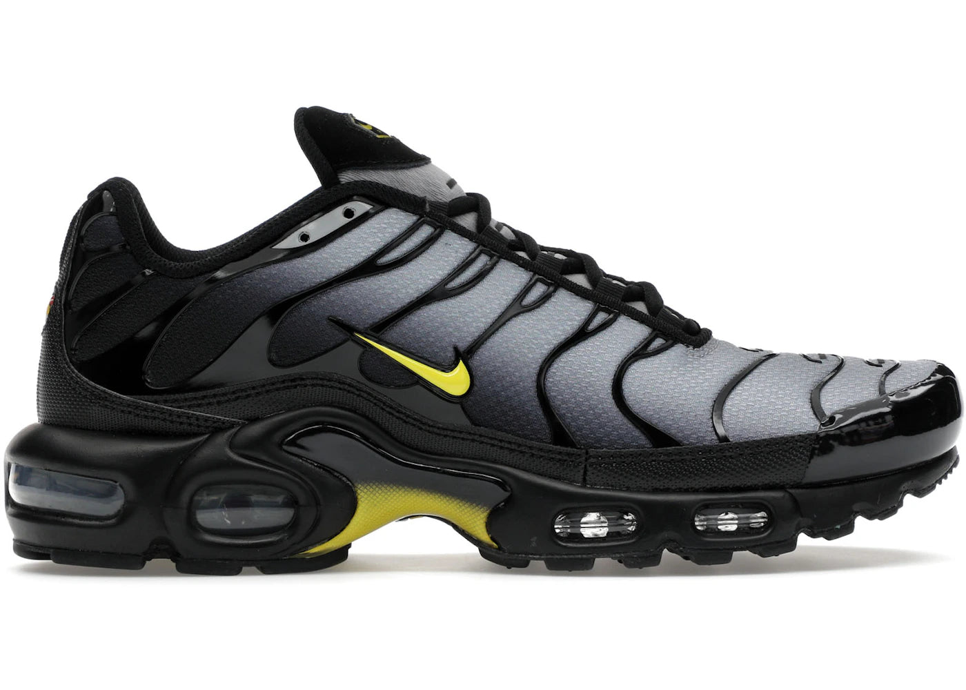Nike Air Max Plus Black Opti Yellow - vue 360