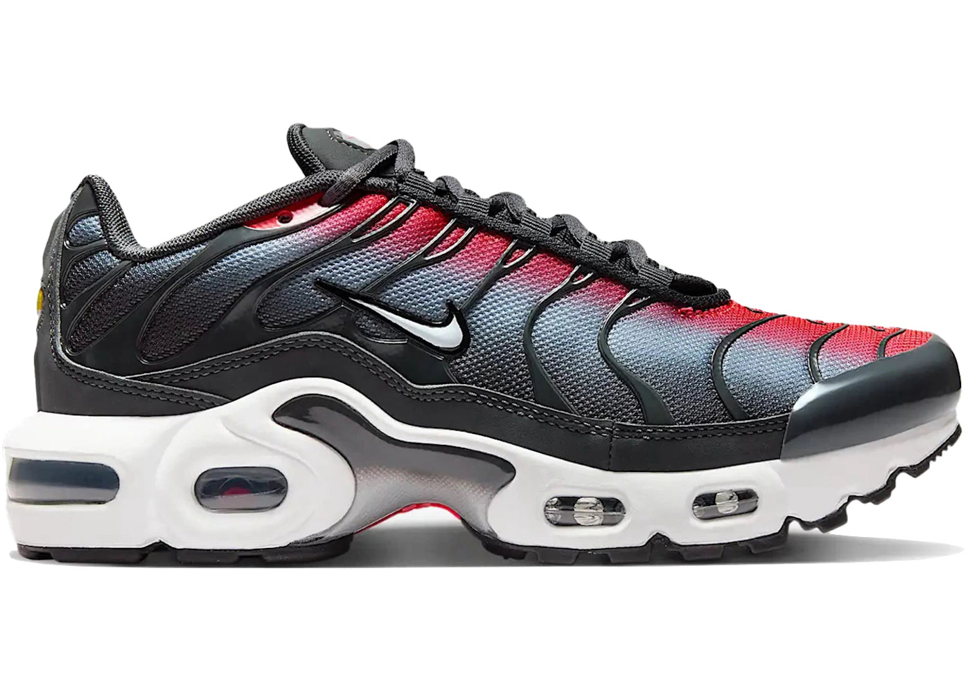 Nike Air Max Plus Bright Crimson Anthracite (GS) - vue 360