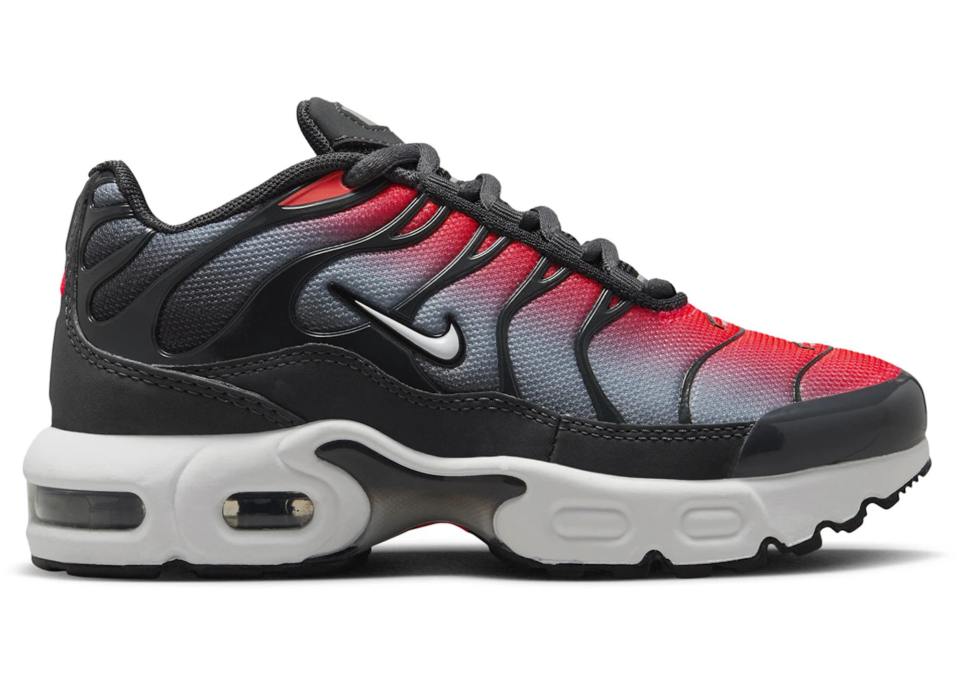 Nike Air Max Plus Bright Crimson Anthracite Wolf Gray White (PS) - vue 360