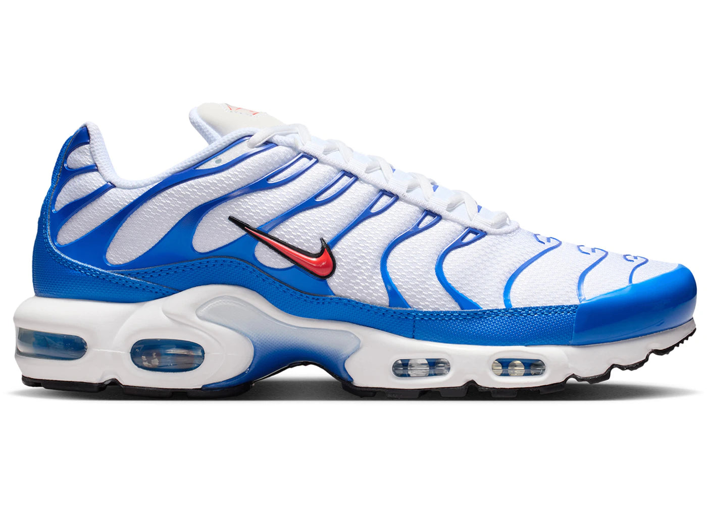 Nike Air Max Plus Knicks White Signal Blue - vue 360