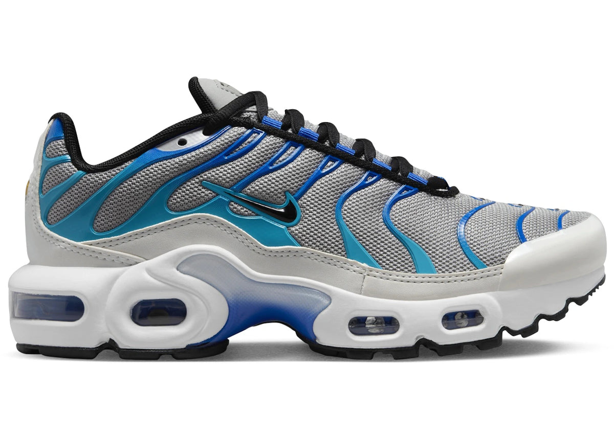 Nike Air Max Plus Light Smoke Grey Blue Lightning Racer Blue Black (GS) - vue secondaire A