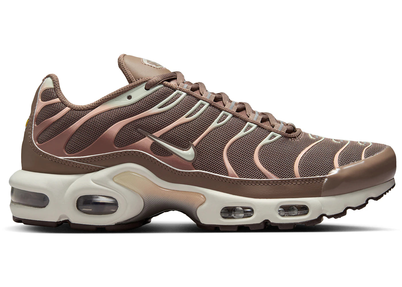 Nike Air Max Plus Mink Brown Baroque Brown Sail Metallic Silver (Women's) - vue 360