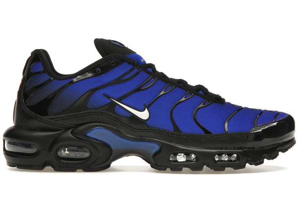 Nike Air Max Plus Premium Black Racer Blue sneakers - authentic Nike shoes
