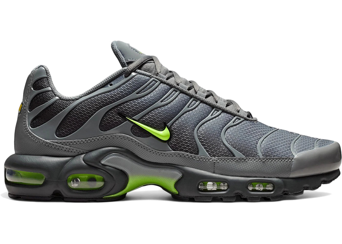 Nike Air Max Plus Smoke Grey Volt - vue 360
