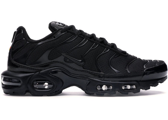 Nike Air Max Plus Triple Black sneakers - authentic streetwear shoes