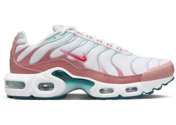 Nike Air Max Plus White Red Stardust Jade Ice Siren Red (GS) sneakers - authentic Nike shoes