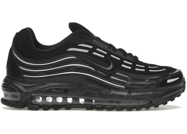 Nike Air Max TL 2.5 Black Metallic Silver sneakers - authentic streetwear shoes
