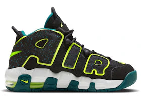 Nike Air More Uptempo Low Black Geode Teal (GS) - vue 360