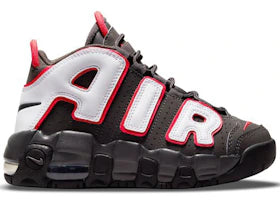 Nike Air More Uptempo Medium Ash Siren Red White (PS)