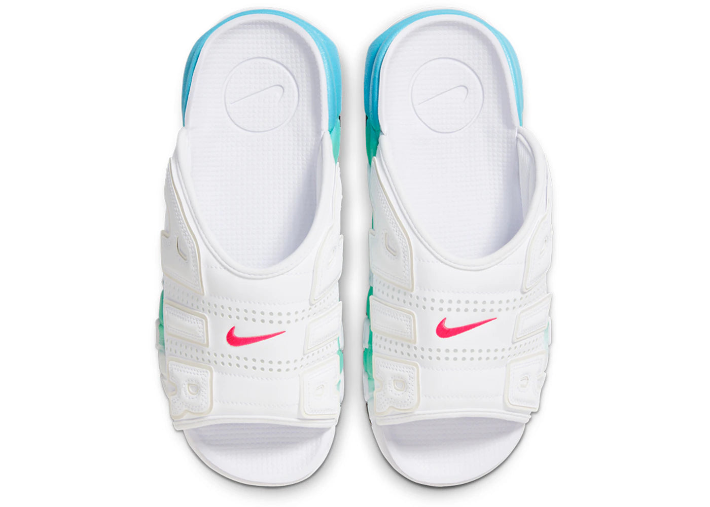 Nike Air More Uptempo Slide Aqua - vue secondaire B