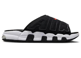 Nike Air More Uptempo Slide Black White Red - vue 360