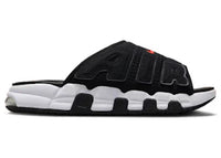 Nike Air More Uptempo Slide Black White Red