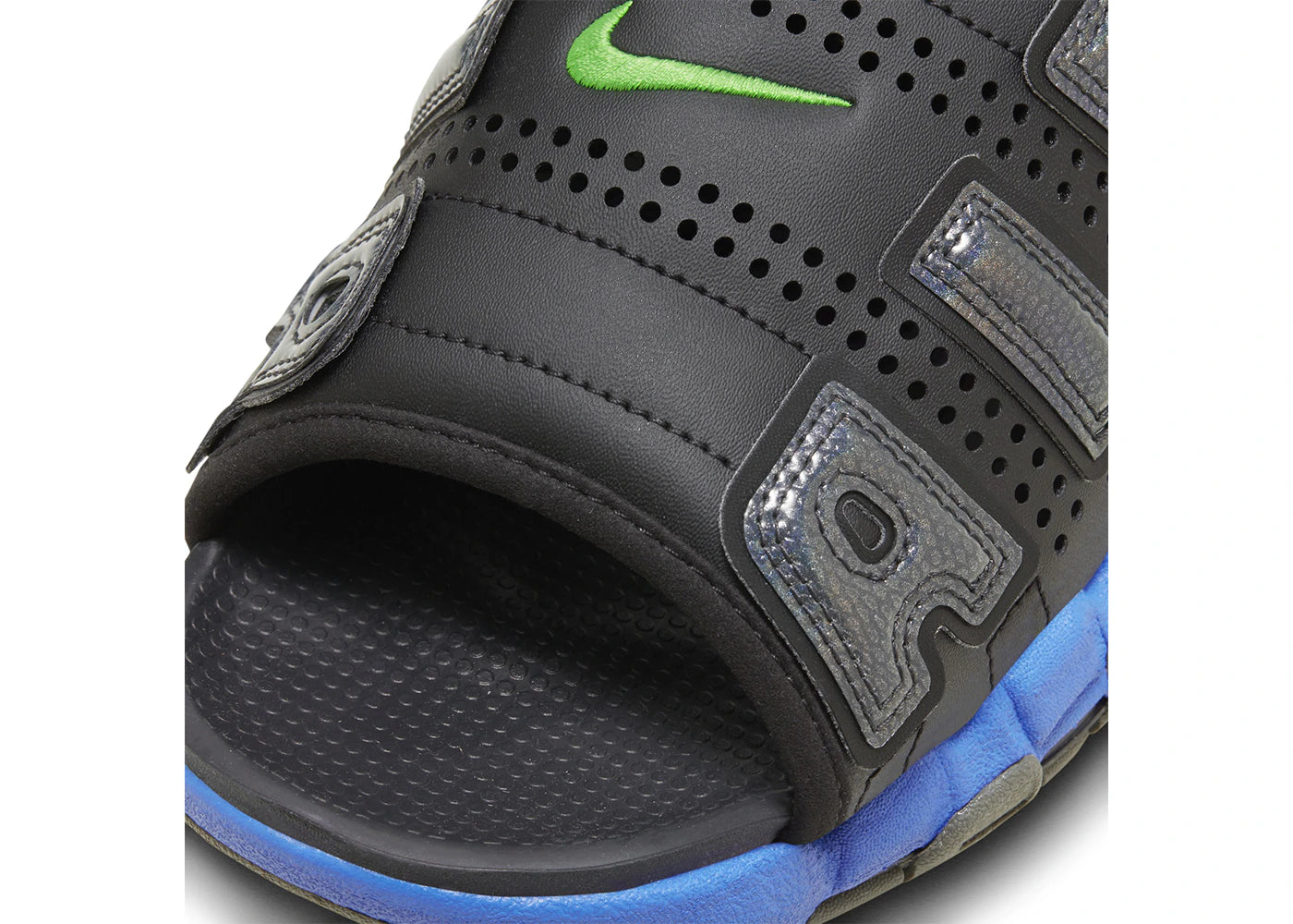Nike Air More Uptempo Slide Blue Purple Gradient - vue secondaire B