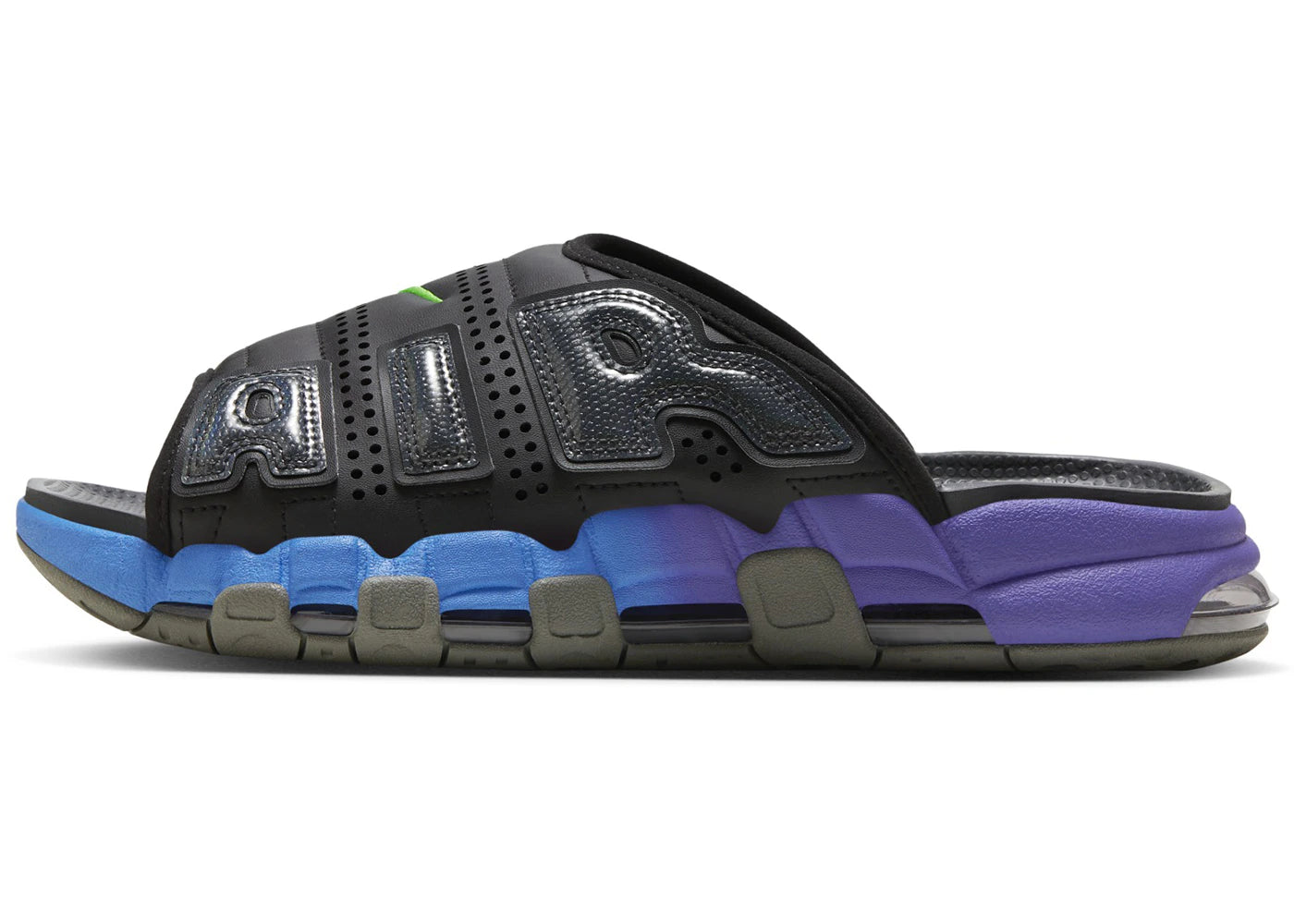 Nike Air More Uptempo Slide Blue Purple Gradient - vue 360