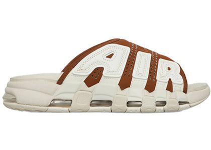 Nike Air More Uptempo Slide Light British Tan Sail - authentic Nike sneakers