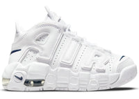 Nike Air More Uptempo White Navy Swoosh (PS)
