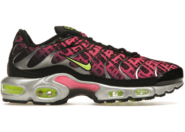 Nike Air Plus Mercurial XXV Hyper Pink and Volt sneakers - authentic Nike shoes