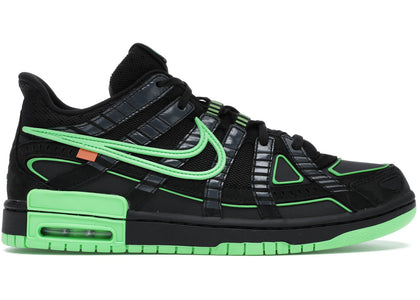 Nike Air Rubber Dunk Off-White Green Strike sneakers - authentic Nike shoes