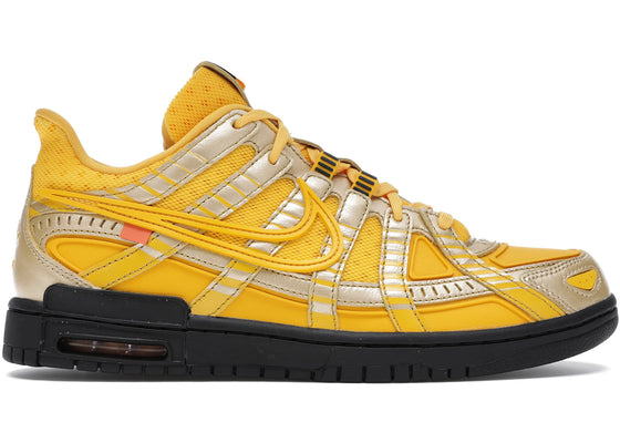 Nike Air Rubber Dunk Off-White University Gold sneakers - authentic Nike shoes