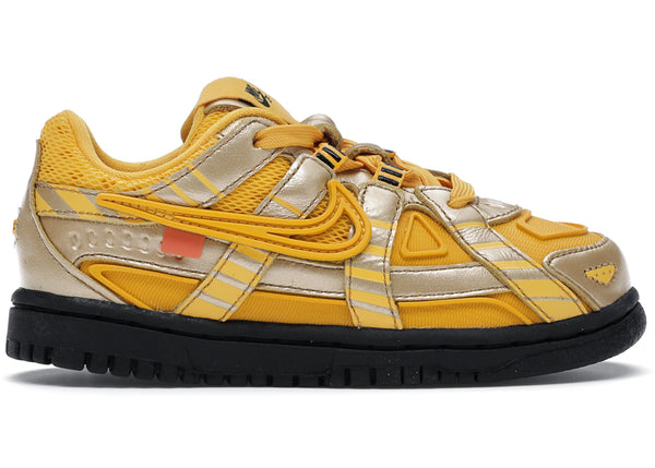 Nike Air Rubber Dunk Off-White University Gold (TD) sneakers - authentic streetwear shoes