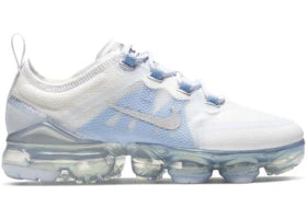 Nike Air VaporMax 2019 White Metallic Silver (GS)