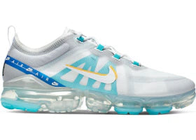 Nike Air VaporMax 2019 White University Gold Wolf Grey - authentic Nike sneakers
