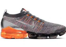 Nike Air VaporMax Flyknit 3 Dark Grey Total Orange