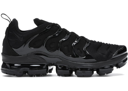 Nike Air VaporMax Plus Triple Black sneakers - authentic streetwear shoes