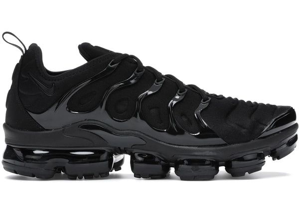 Nike Air VaporMax Plus Triple Black sneakers - authentic streetwear shoes