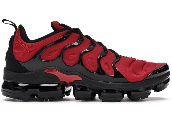 Nike Air VaporMax Plus University Red Black sneakers - authentic Nike shoes