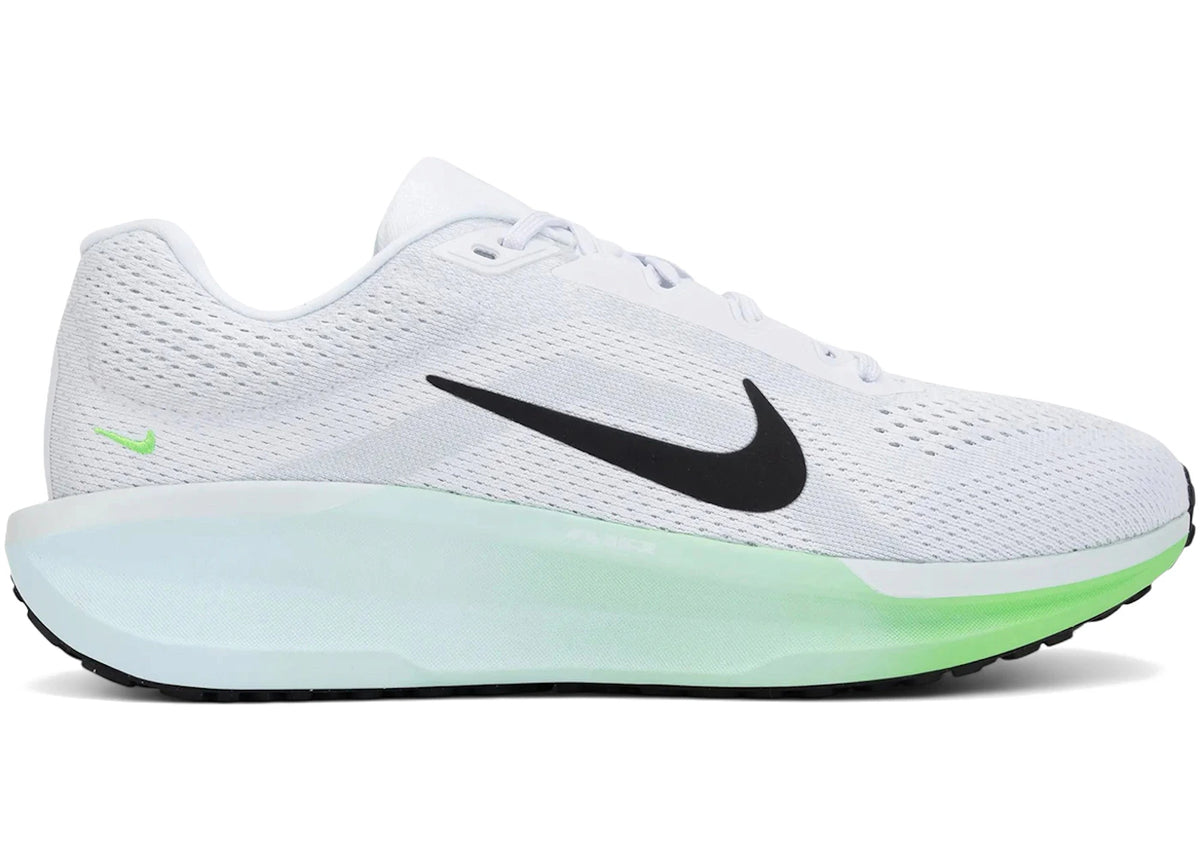 Nike Air Winflo 11 White Glacier Blue Green Strike - vue secondaire A