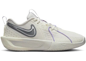 Nike Air Zoom GT Cut 3 Sail Light Bone Metallic Silver Smoke Grey (GS) - authentic Nike sneakers