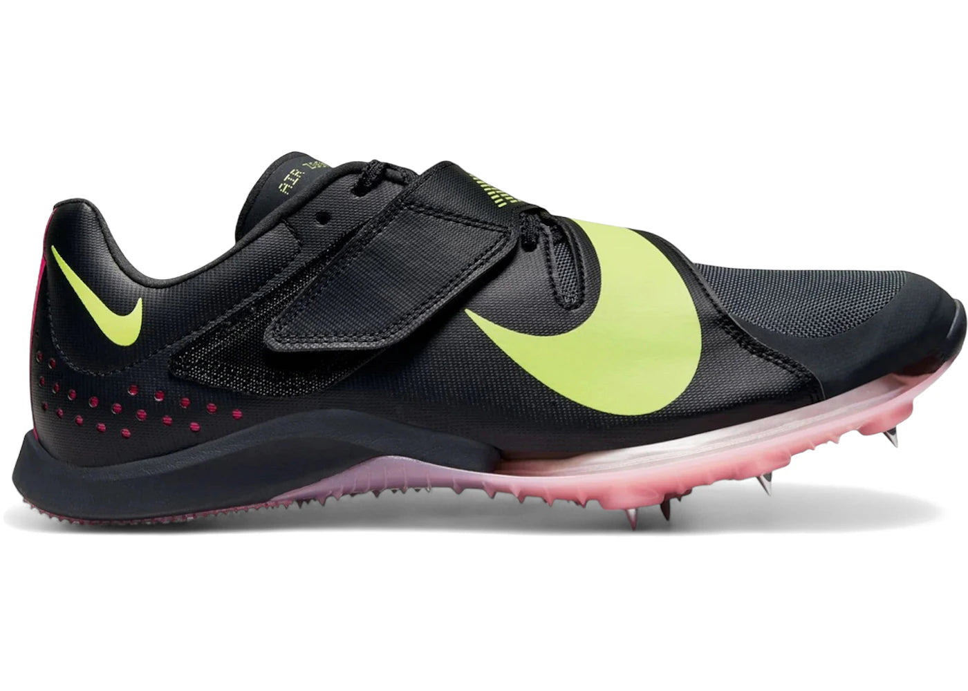 Nike Air Zoom Long Jump Elite Anthracite Pink Volt - vue 360