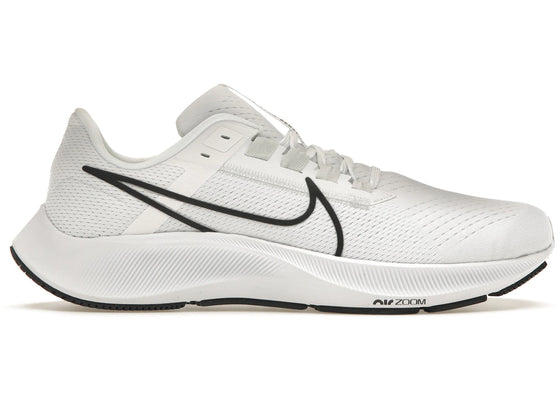 Nike Air Zoom Pegasus 38 White Black Pure Platinum sneakers - authentic Nike shoes