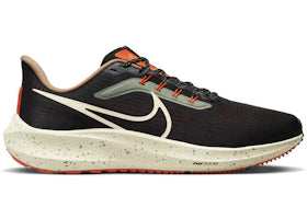 Nike Air Zoom Pegasus 39 Black Green Safety Orange - authentic Nike sneakers