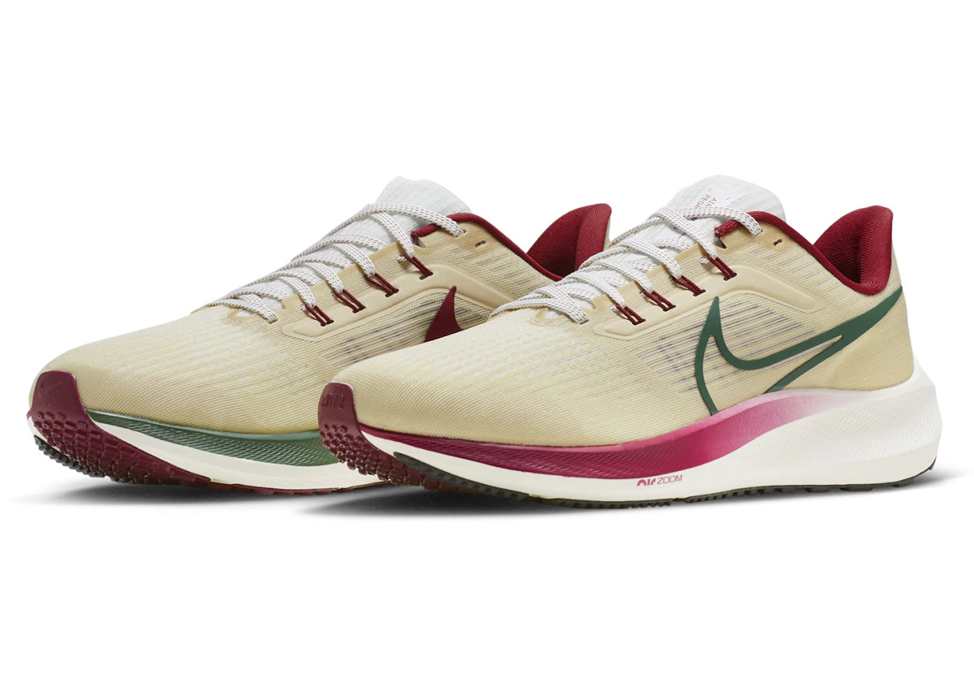Nike Air Zoom Pegasus 39 Rattan Gorge Green Team Red - vue secondaire B