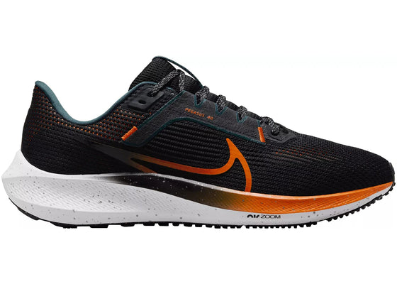 Nike Air Zoom Pegasus 40 Black Safety Orange sneakers - authentic Nike shoes