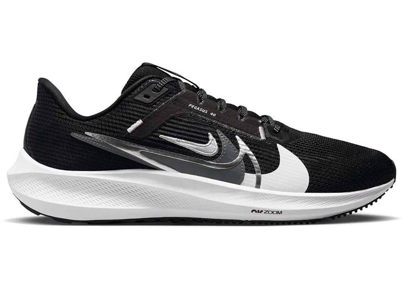 Nike Air Zoom Pegasus 40 PRM Quadruple Swoosh Black - vue 360