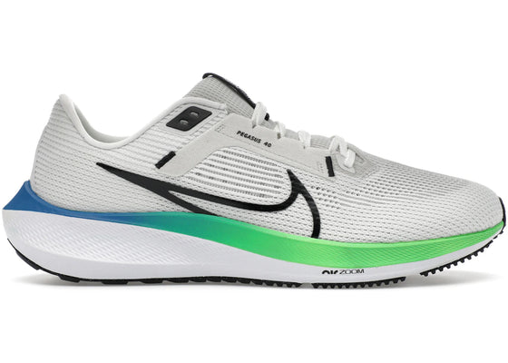 Nike Air Zoom Pegasus 40 Platinum Tint Green Strike sneakers - authentic Nike shoes