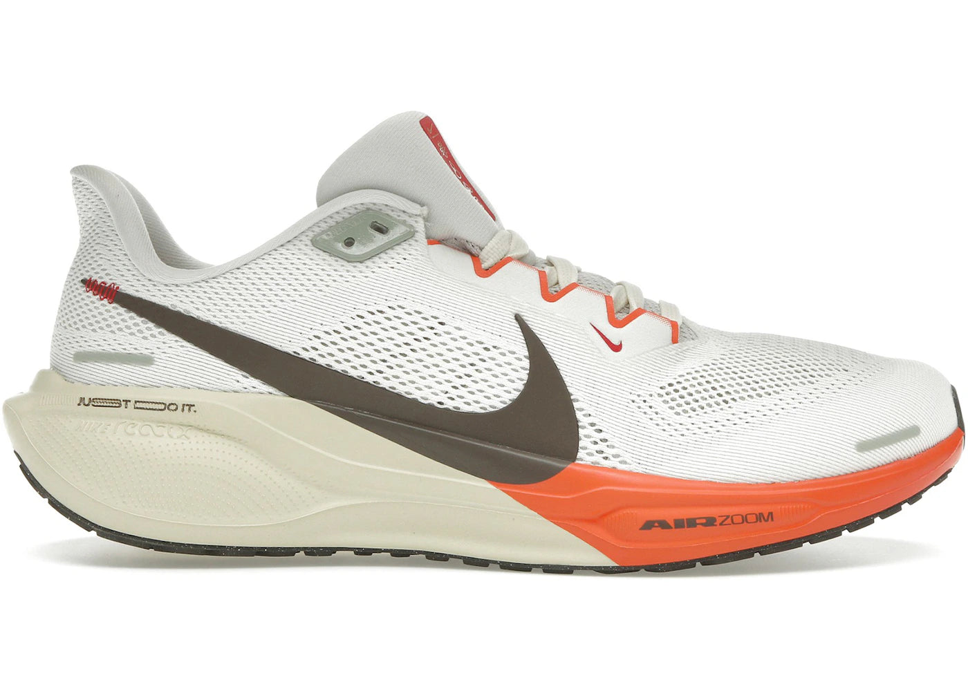 Nike Air Zoom Pegasus 41 Sail Light Khaki Safety Orange - vue 360