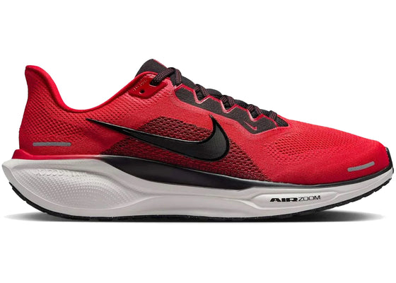 Nike Air Zoom Pegasus 41 University Red Light Crimson Black sneakers - authentic Nike shoes